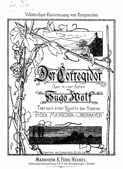 First page of Der Corregidor