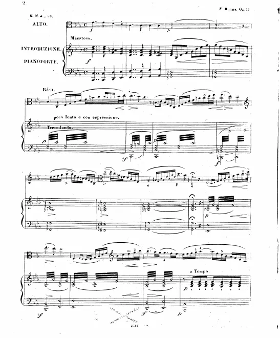 First page of Elégie