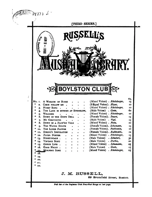 First page of 3 Geistliche Gesänge