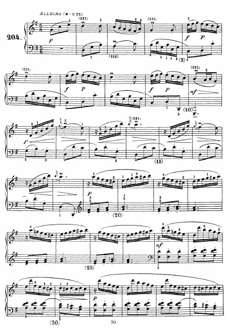 First page of Keyboard Sonata in G major