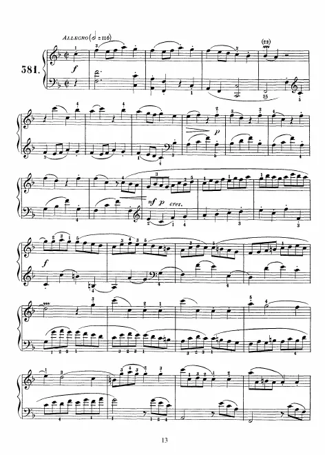 First page of Keyboard Sonata in F major