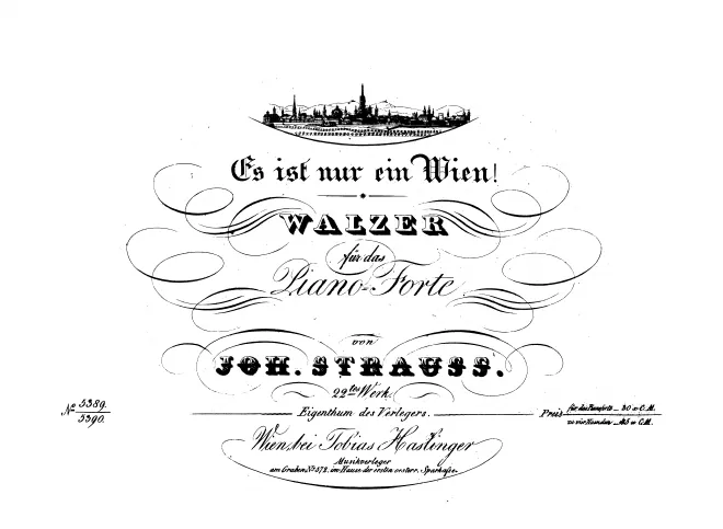 First page of Es ist nur ein Wien!