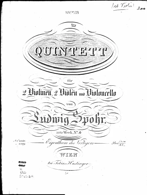 First page of String Quintet No.2