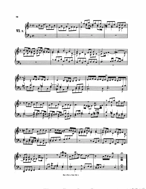 First page of Magnificat Fugue