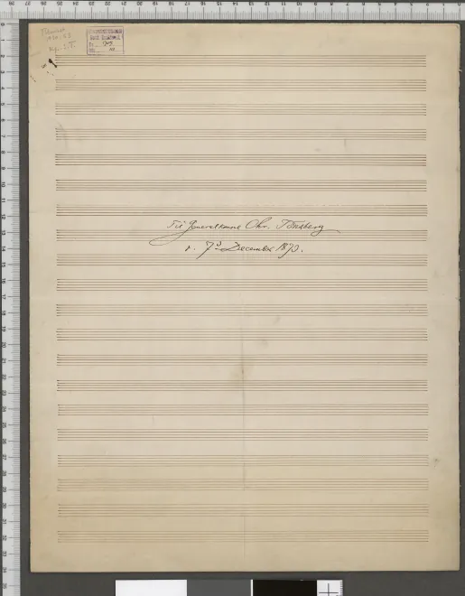 First page of To Generalkonsul Chr. Tønsberg