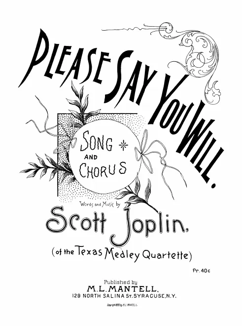 First page of Please Say You Will