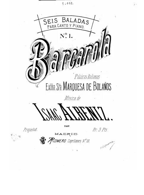First page of 6 Baladas